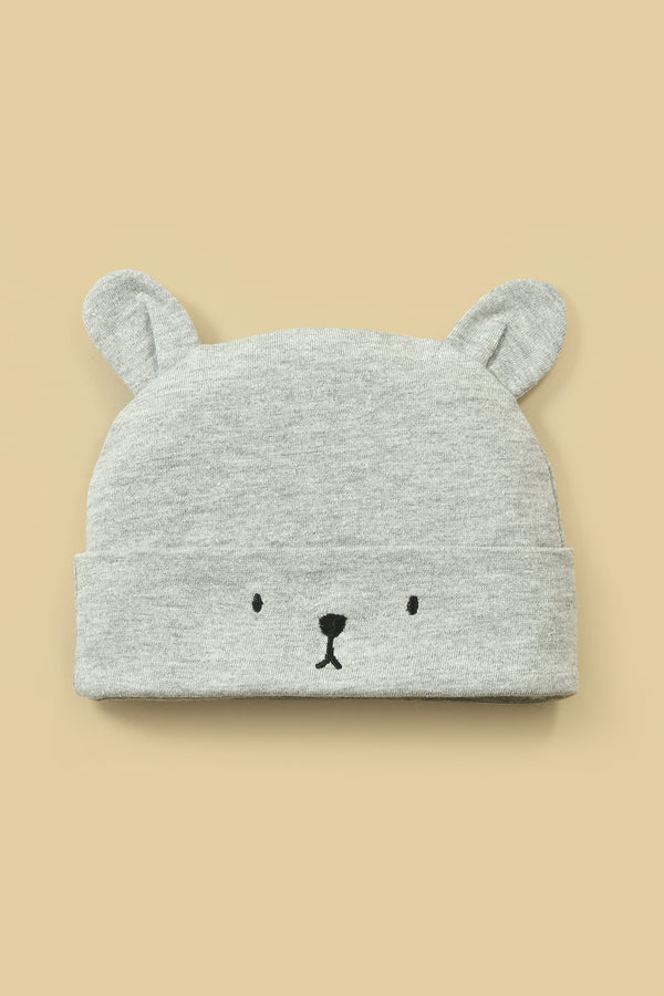 Bear Face Baby Cap