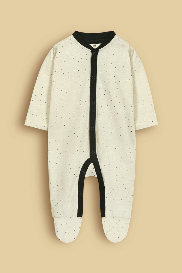 Light Dots Newborn Baby Romper