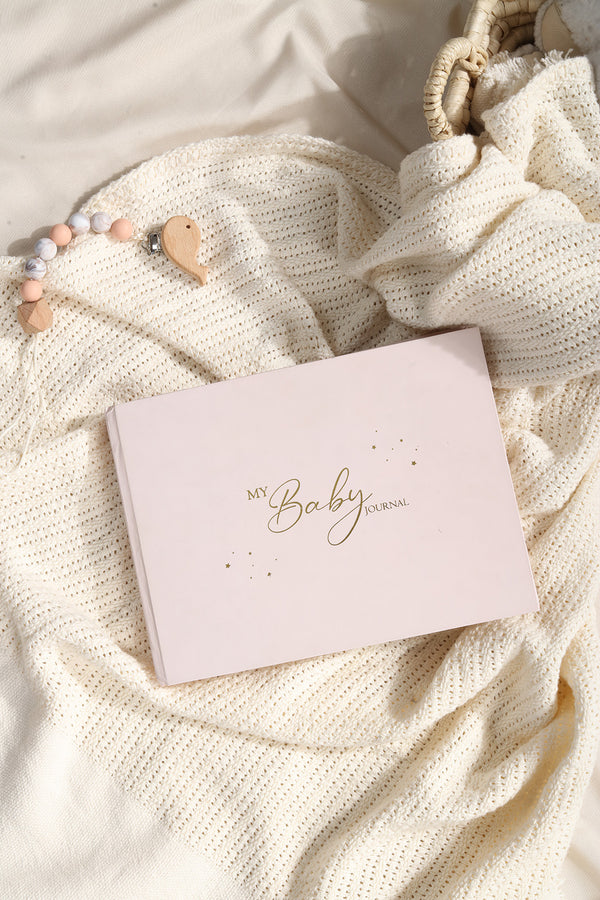 Luxury Baby Journal | Blush Pink/ Gold