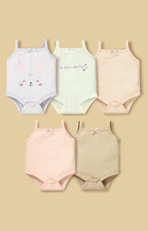 I am Bun-derful Bodysuit Pack of 5