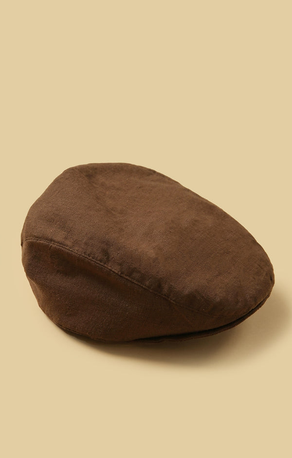 Baby Beret Cap- Chocolate Brown