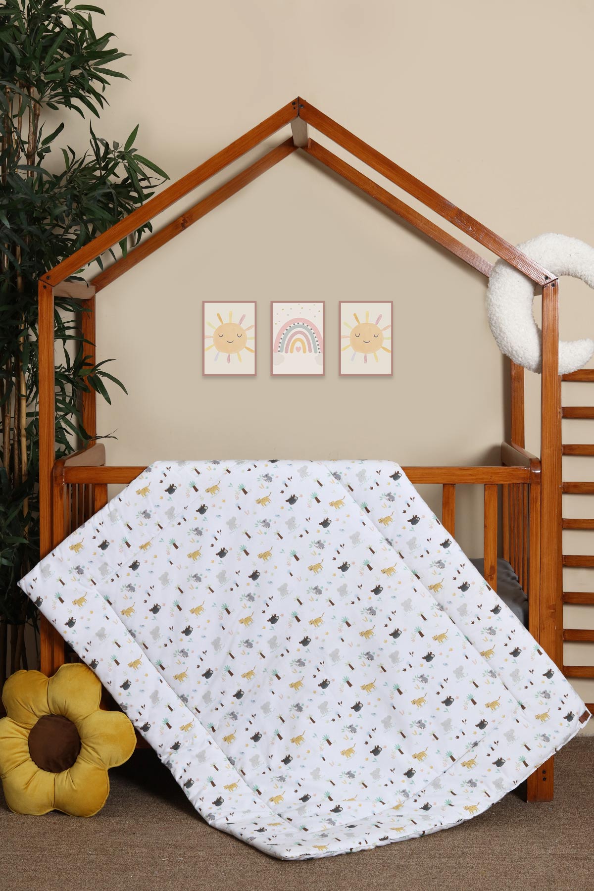 Introducing comforter to outlet baby