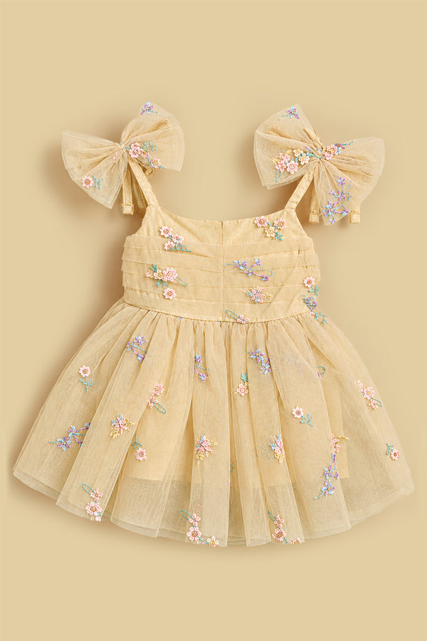 The Pleated Bow Dress