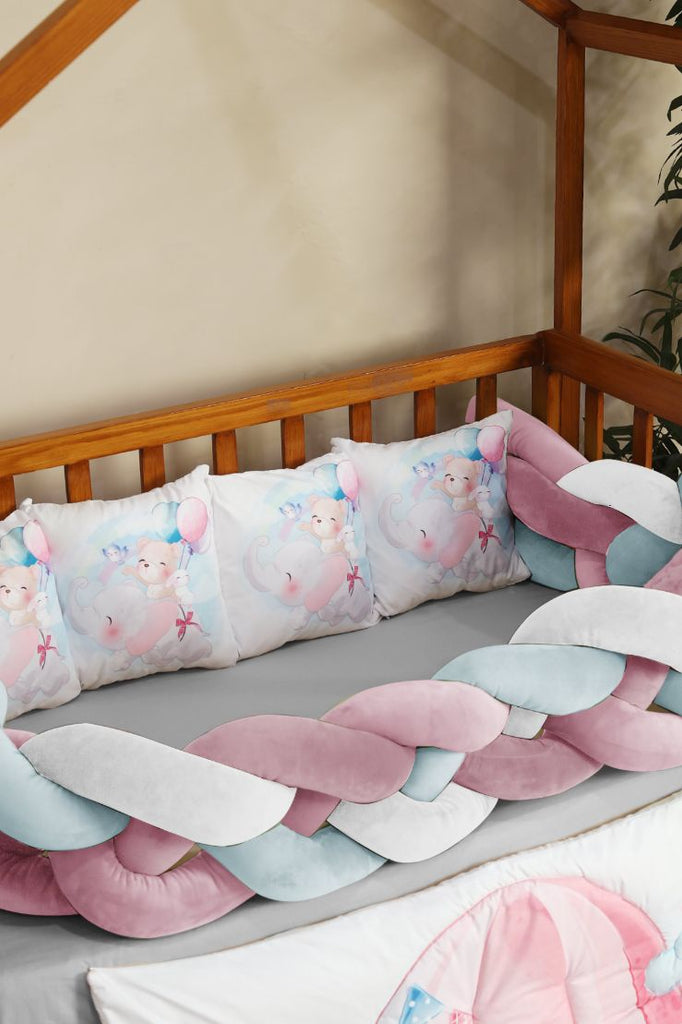 Elephant In The Sky Braided Luxury Cot Set