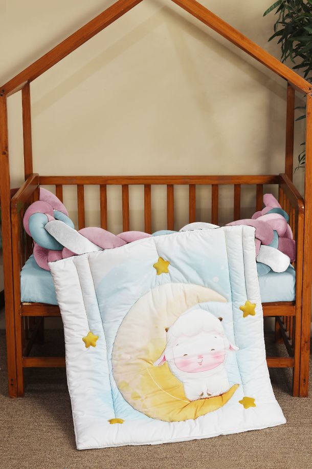 Starry Night Braided Luxury Cot Set